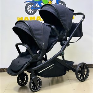 Коляска для двойни или погодок Ining Baby Цвет графит