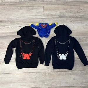 Новинка Светящиеся Толстовки Ткань трёхнитка ХБ Размеры