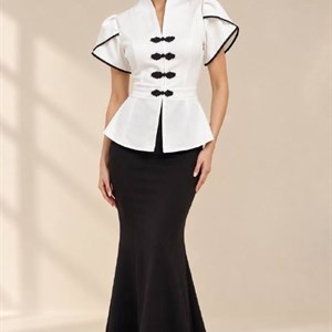 Женская двойка из ткани барби, размер S/M — 1150 сом