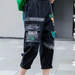 Модель 3586 Штаны трикотаж Спорт шик Размер оверсайз