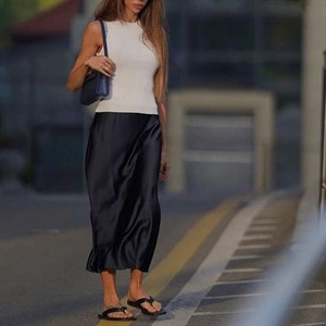 Шёлк юбки разной длины Майки Турция