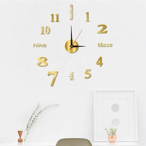 Купить стильные настенные 3D-часы | Декор для интерьера