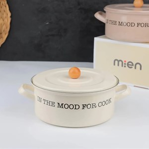 Стильные эмалированные кастрюли и ковши от Mien Высококачественная