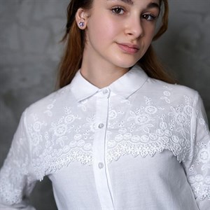  Льняные рубашки для школьниц Все безупречно Огромный