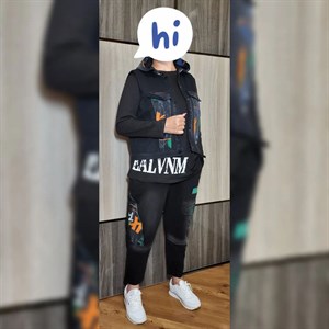 Модель 8792 Т8397 3521 Тройка в стиле Спорт шик Трикотаж