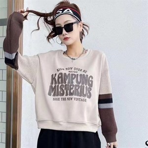 Модель 9058 Свитшот из трикотажа с начёсом вязаные