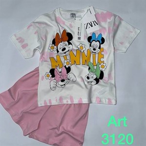 Комплекты Zara Minnie для девочек В наборе розовые