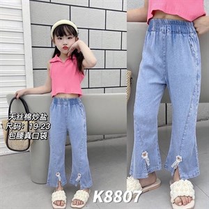 Новинки лето Штанишки тонкая джинса Производство Гуанчжоу