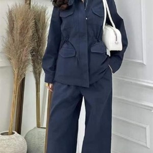 Женский костюм-двойка ZARA оверсайз, размеры 42–48 со скидкой