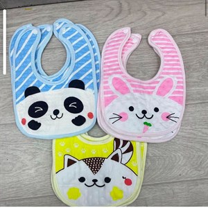 Детские слюнявчики вафля - Непромокаемые слюнявчики оптом в Бишкеке