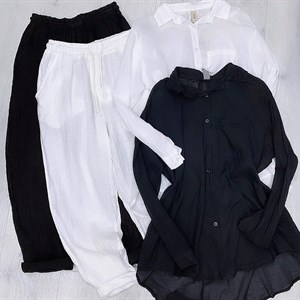 Брючки льняные и легкие рубашечки Хб Брючки 5200 сом