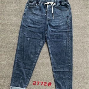 Модель 2772 Джинсы Осень 2022 Цвет темно синий С боку