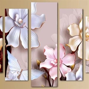 Модульная картина из пяти частей Размер 80 на 140