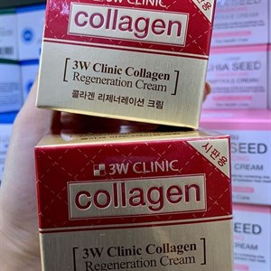 Восстанавливающий крем для лица с коллагеном 3w clinic