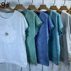 Лён трикотаж тонкий Размеры 50по 56 4шт в линии Прсадка