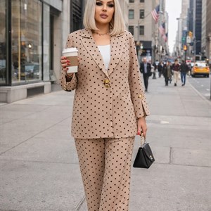 Женский костюм plus size 48–54 — стильная одежда для женщин с формами