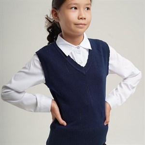 Стильные и модные школьные жилеты для девочек и подростков