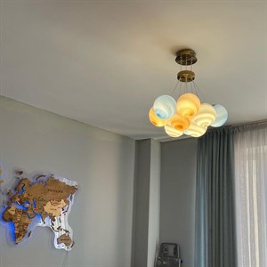 В наличии 9 лампа интересная люстра Патрон Е27