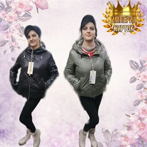 Демисезонные куртки Цвет черный фисташковый Производство