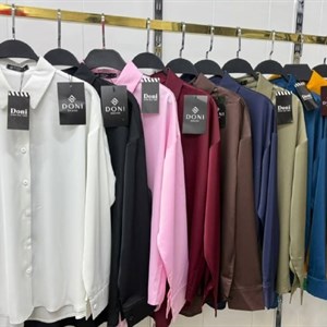 Рубашка под ZARA из японского шелка — оверсайз до 52, размеры S/M, 550 сом