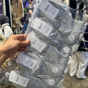 Однотонные короткие носки оптом 36–41 — упаковка 10 шт