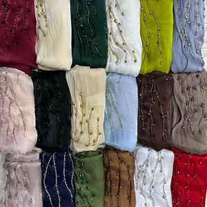 Качественные органза шарфы с боне от производителя | Дордой Опт