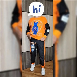 Модель SC6107 Костюм Комбинация двух тканей трикотаж