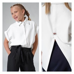 Обалденные двойки Брюки палаццо и рубашка с разрезом