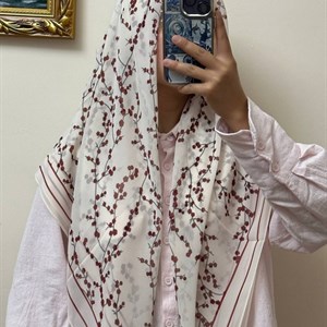 Косынка из шифона 75/75 — легкая и воздушная, производство Китай