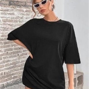 Хлопковые oversize футболки базовые — свободная посадка, минимализм, чистые цвета