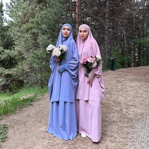 Получили новые цвета Джилбаб с юбкой Ткань Дубайский