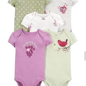 Качественные бодики с короткими рукавами для детей 6-24 месяцев