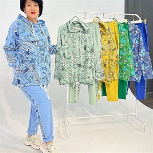 Костюм КОМПАНЬОН Огурцы ткань турецкая двунитка 95