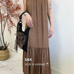 Трендовый сарафан oversize 42–50 из люкс хлопка, атласа и шелка — Гуанчжоу