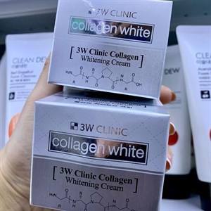 Новинка 3W Clinic Collagen White Отбеливающий Крем