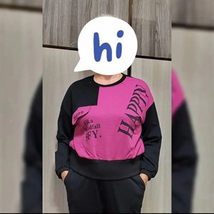 Модель 8583 Трикотажный бомбер Спорт шик Комбинация