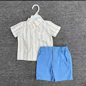 Качественные детские наборы: рубашка и шорты (размер 12-5 лет) - Оптовая продажа