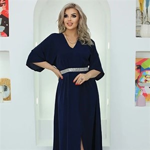 Длинное нарядное платье Джуди из материала Дубайский