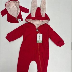 Комбезы зайки теплые размер 9 12 18 24 в линии 4шт