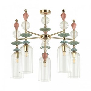 Новинка в наличии 5 лампа Е27 Цвет металла французское