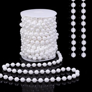 Декоративные бусы на бобине - Айвори/Белый | Подарочные товары в Бишкеке