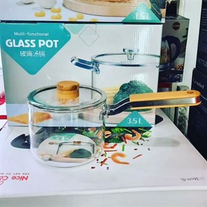 Мультифункциональный термостойкий стеклянный ковш