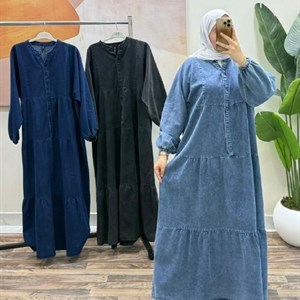 Женское джинсовое платье из Турции, размеры 50–60