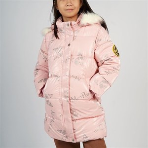 Новинки Утеплённая зимняя куртка с принятом кошечки