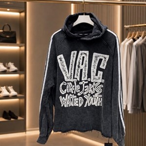 Женское худи VAG Streetwear из Гуанчжоу — объёмный силуэт и винтажный эффект