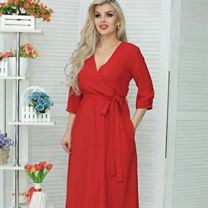 Удобное платье Диля с поясом на каждый день или для