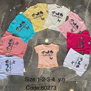 Футболки для девочек Производство Турция Возраст 1
