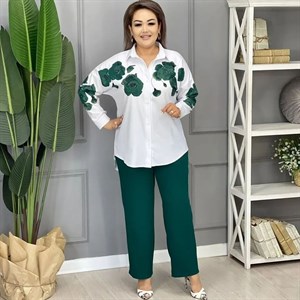  ЭЛЕГАНТНЫЕ ДВОЙКИ  Ткань верх лайт  Штаны барби