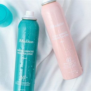 Солнцезащитный спрей с экстрактами водорослей и жемчугом