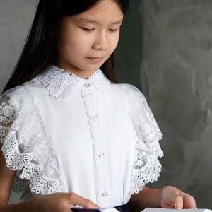 Красивейшие блузки Невероятная школьная коллекция